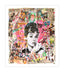 Audrey Fantasy- Original Collage Painting on Paper