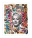 Marilyn New York - Original Collage Painting on Paper