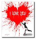 I Love You – Giclée printed on Canvas or Paper