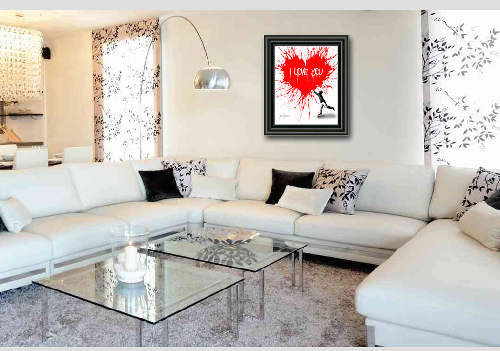 I Love You – Giclée printed on Canvas or Paper