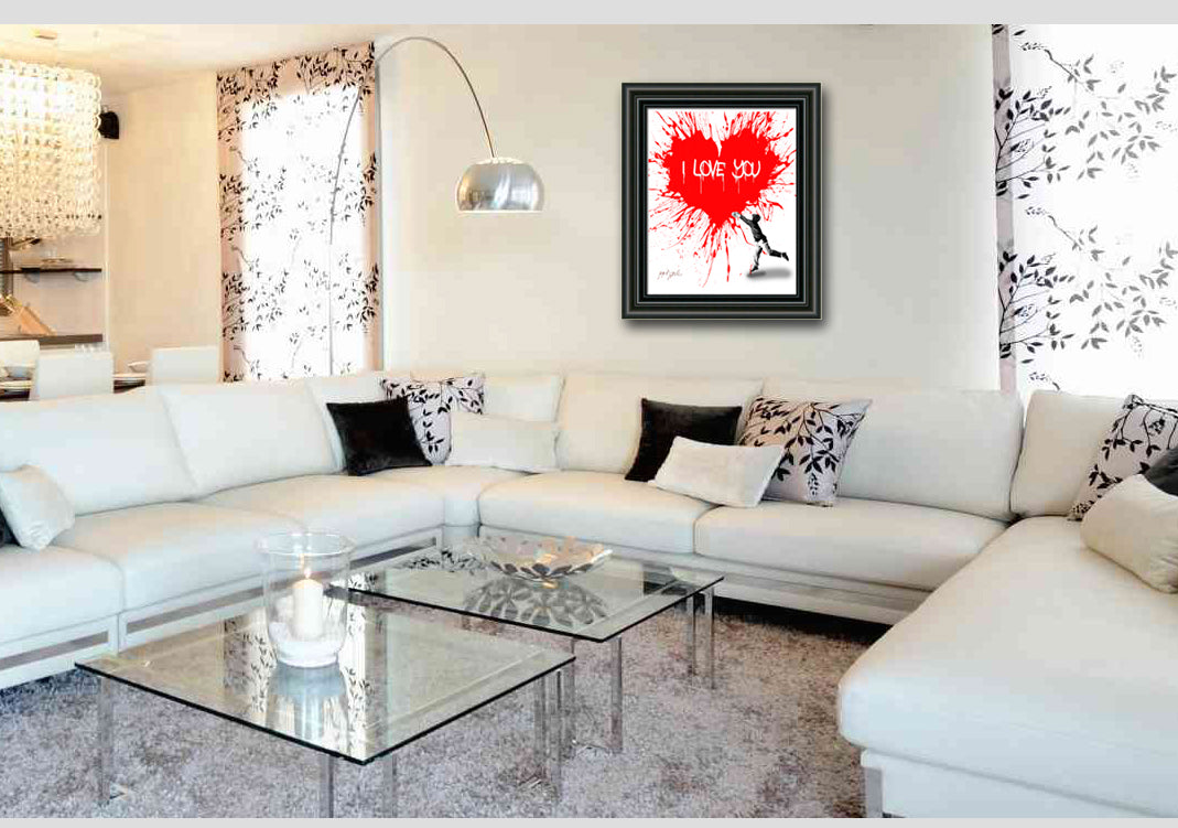I Love You – Giclée printed on Canvas or Paper