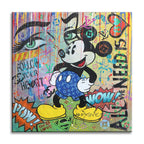All we need Mickey - Original Painting on Canvas