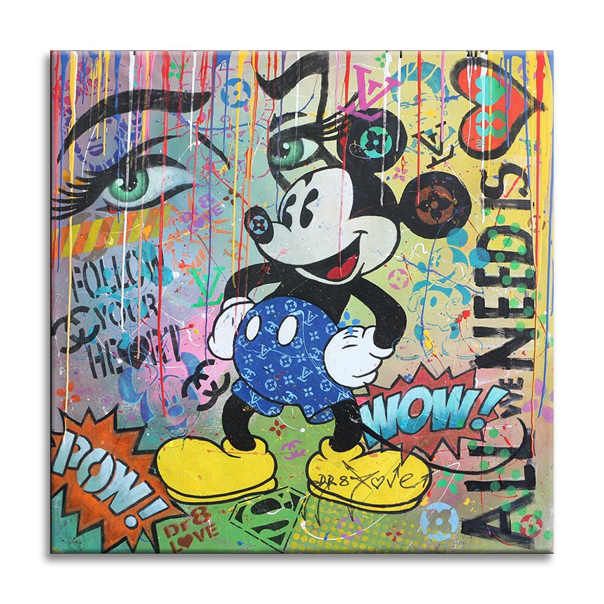 All we Need Mickey – Giclée printed on Canvas or Paper