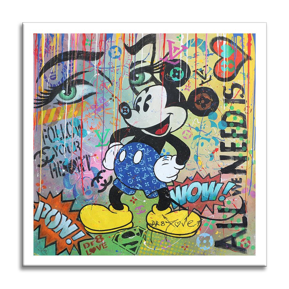 All we Need Mickey – Giclée printed on Canvas or Paper