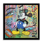 All we need Mickey - Original Painting on Canvas