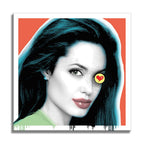 Angelina Jolie - Go Rider  – Giclée printed on Canvas or Paper