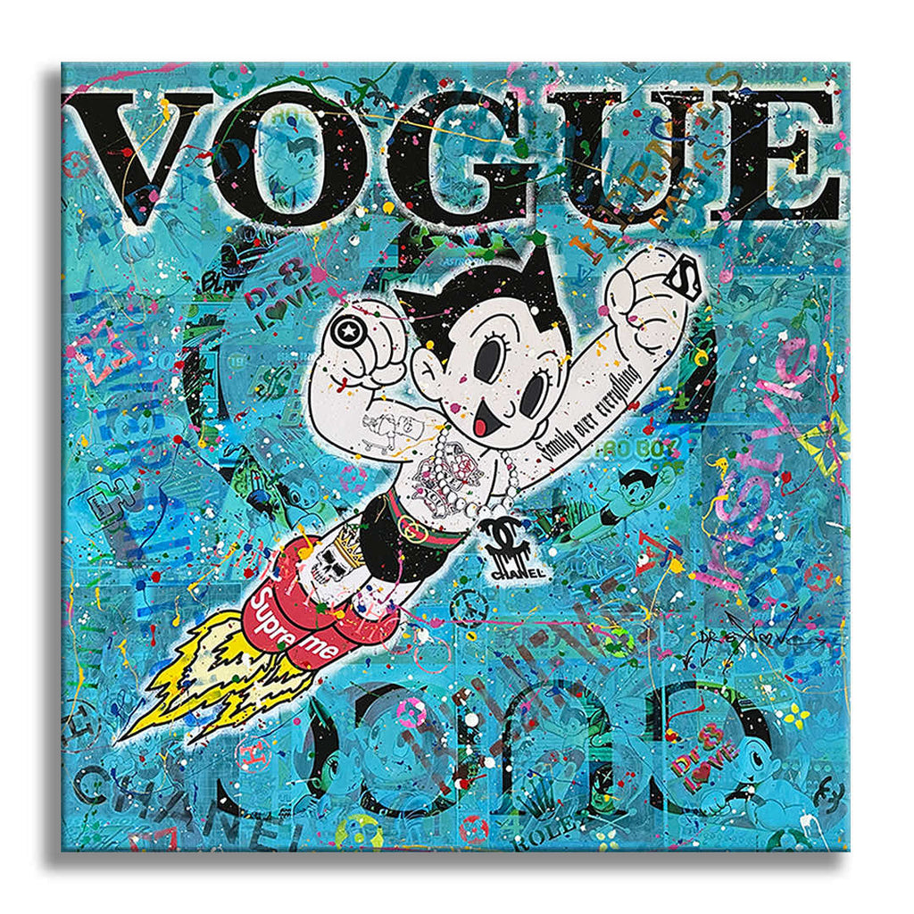 Astro boy Vogue – Giclée printed on Canvas or Paper