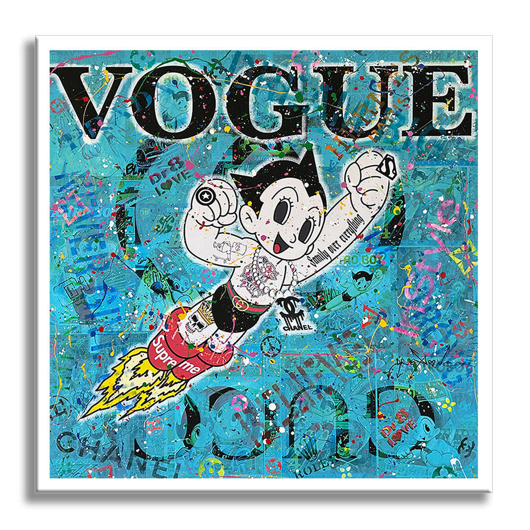 Astro boy Vogue – Giclée printed on Canvas or Paper