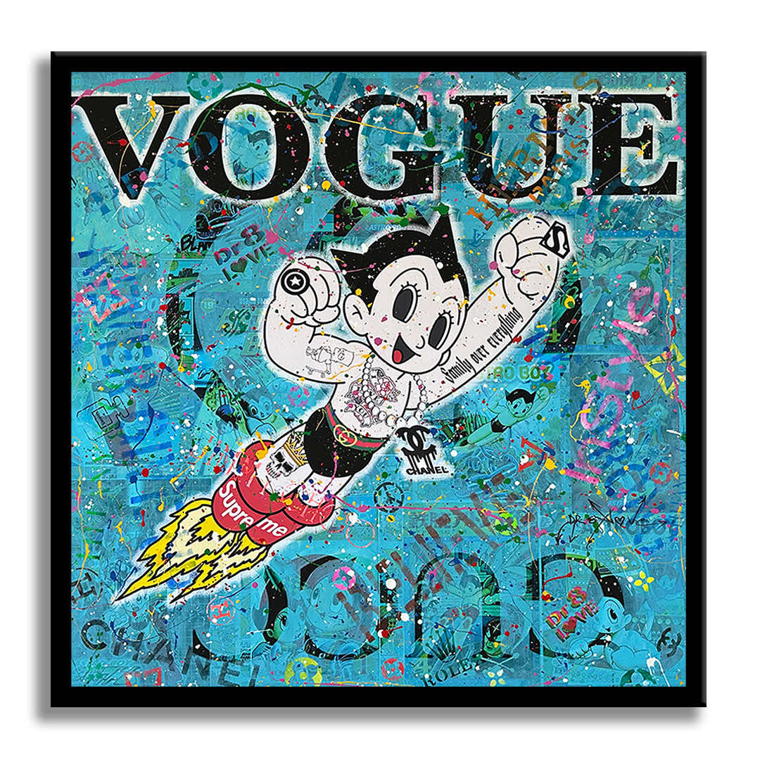 Astro Boy Vogue - Original Painting on Canvas
