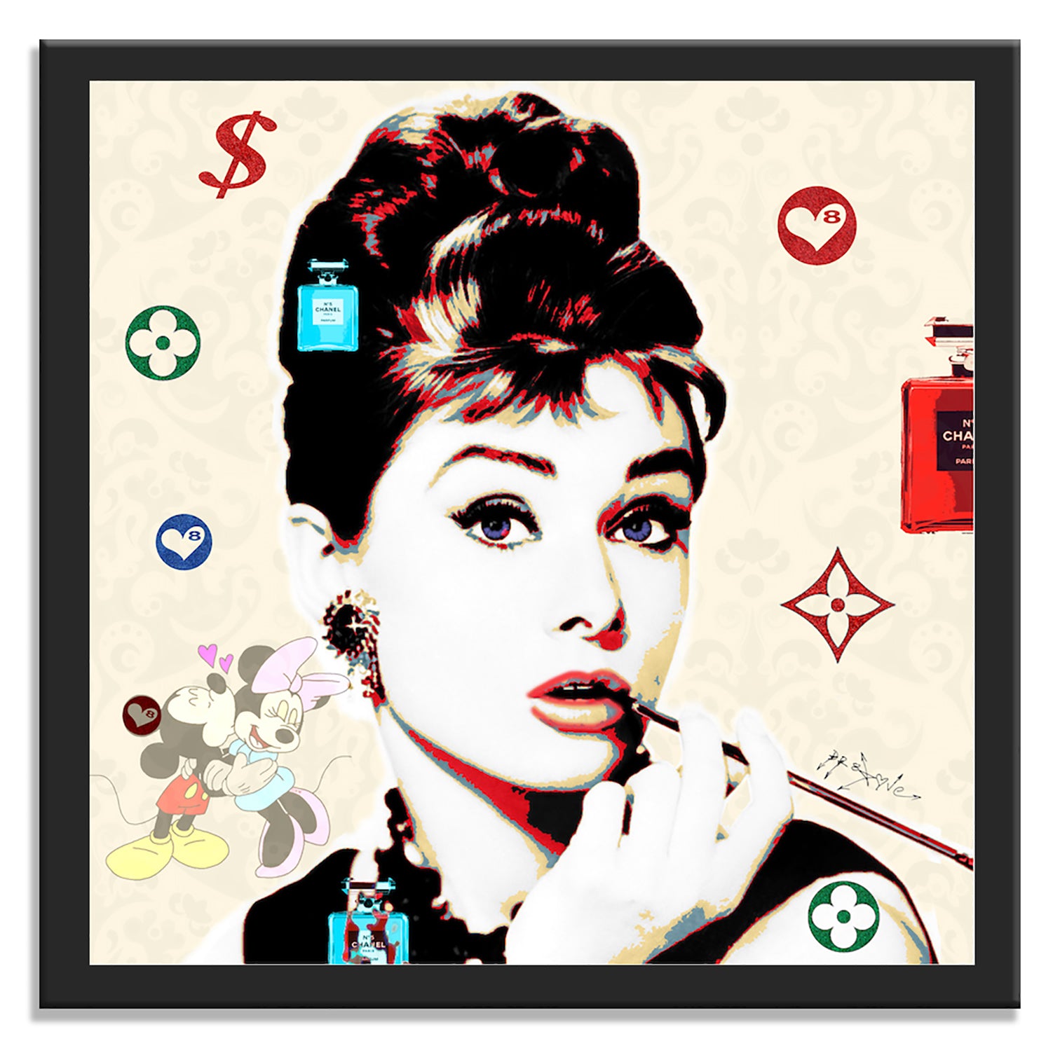 Audrey Hepburn 1 – Giclée printed on Canvas or Paper