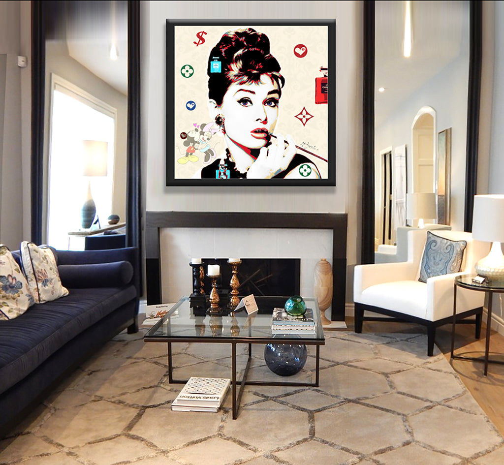 Audrey Hepburn 1 – Giclée printed on Canvas or Paper