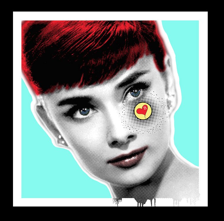 Audrey Hepburn – At Tiffany’s  – Giclée printed on Canvas or Paper