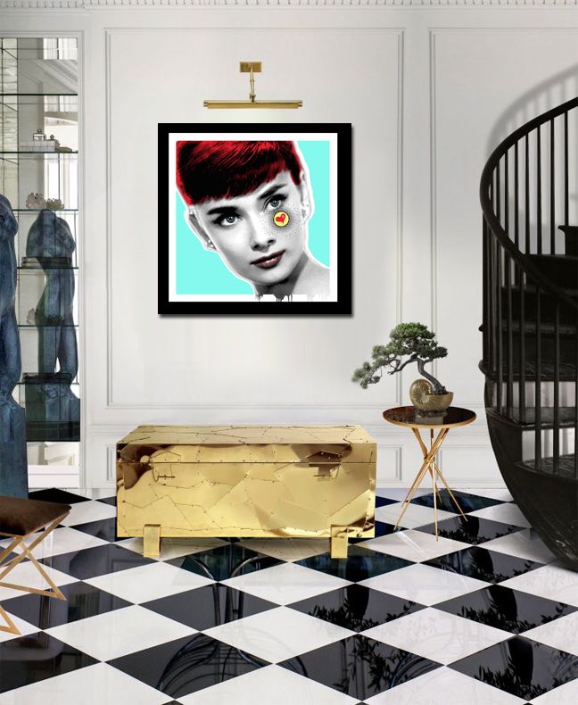 Audrey Hepburn – At Tiffany’s  – Giclée printed on Canvas or Paper
