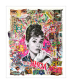 Audrey Tiffany - Original Collage Painting on Paper