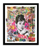 Audrey Tiffany - Original Collage Painting on Paper