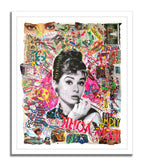 Audrey Tiffany - Original Collage Painting on Paper