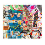 Audrey Tiffany - Original Collage Painting on Paper