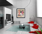 Audrey Fantasy- Original Collage Painting on Paper