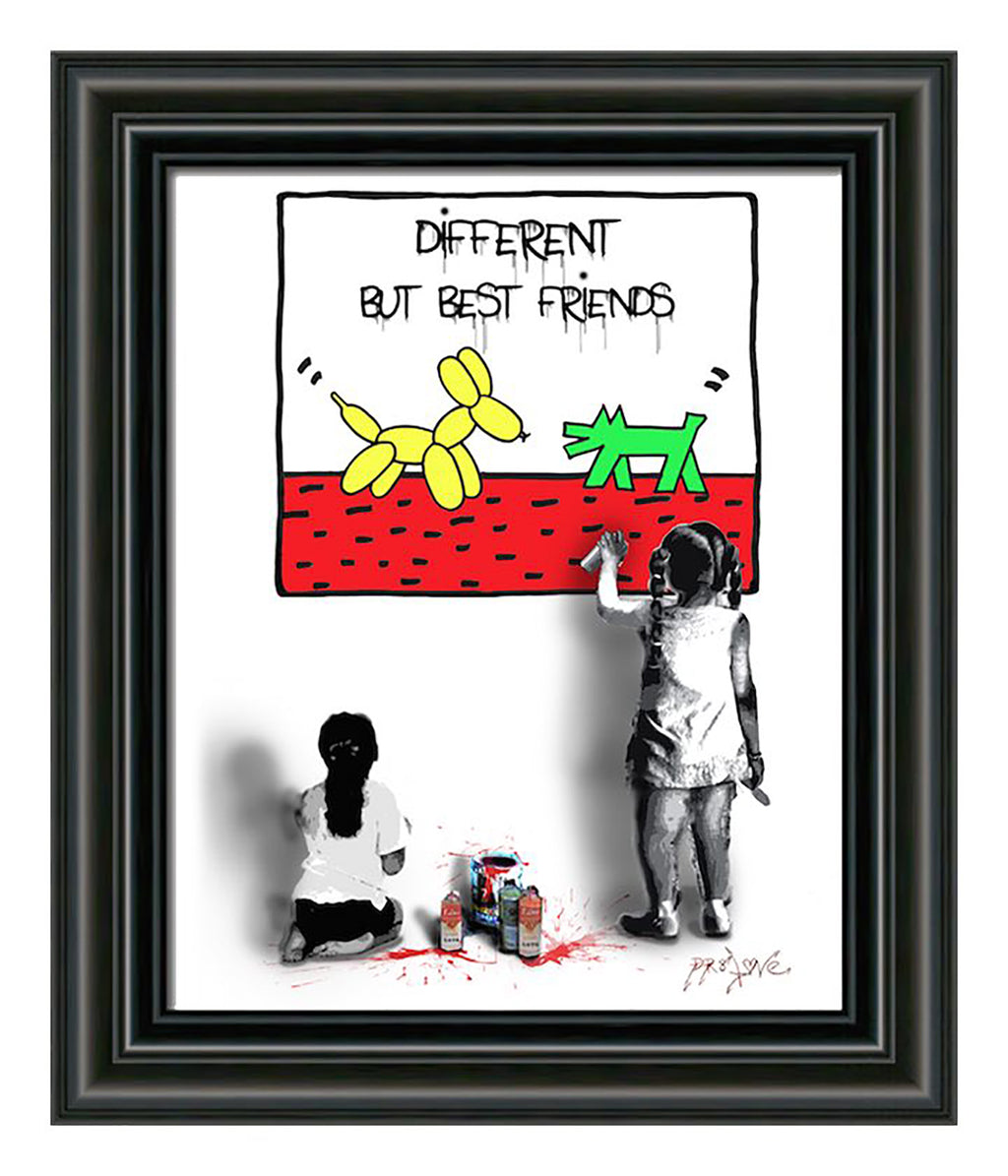 Best Friends – Giclée printed on Canvas or Paper