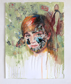 Break it Up! - Original Collage Painting on Paper