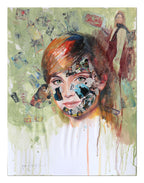 Break it Up! - Original Collage Painting on Paper