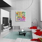 Bunny Surprise to You - Original Painting on Canvas