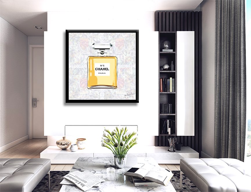 Chanel Classic Love - Original Painting on Canvas