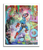 Captain America Love - Original Painting on Canvas