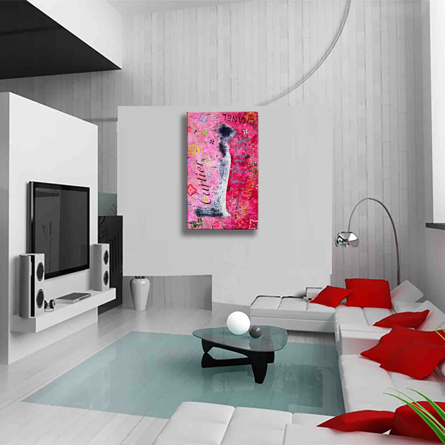 Cartier Lux - Original Painting on Canvas