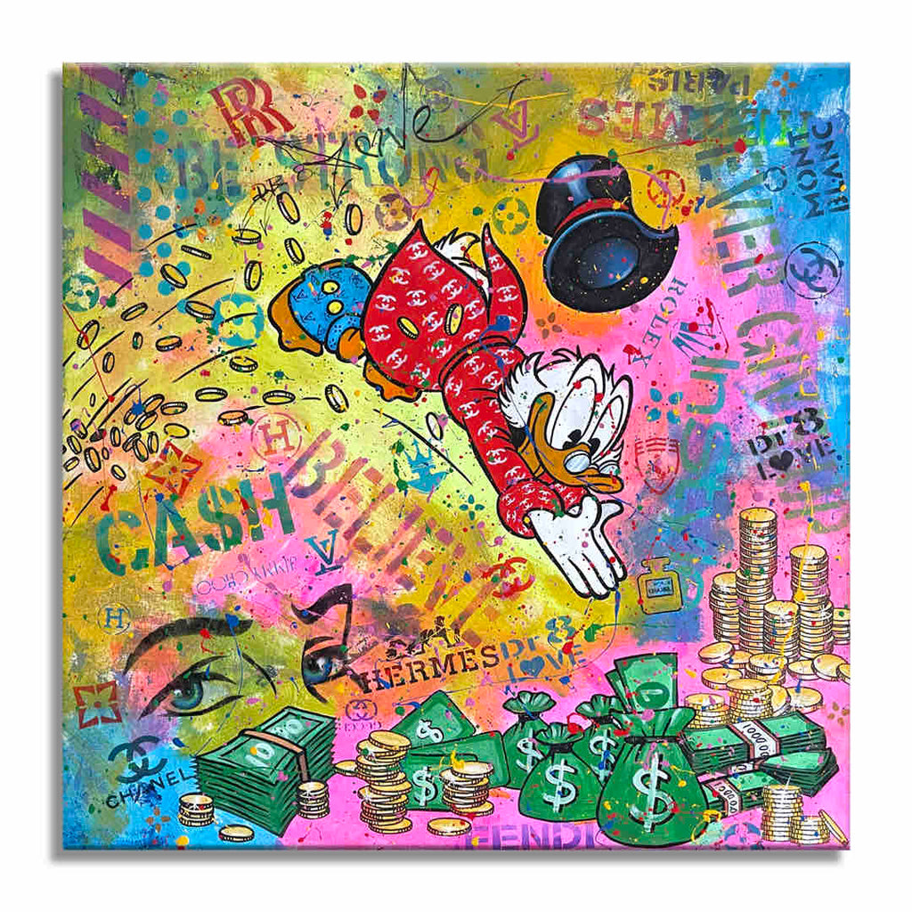 Cash Rules – Giclée printed on Canvas or Paper