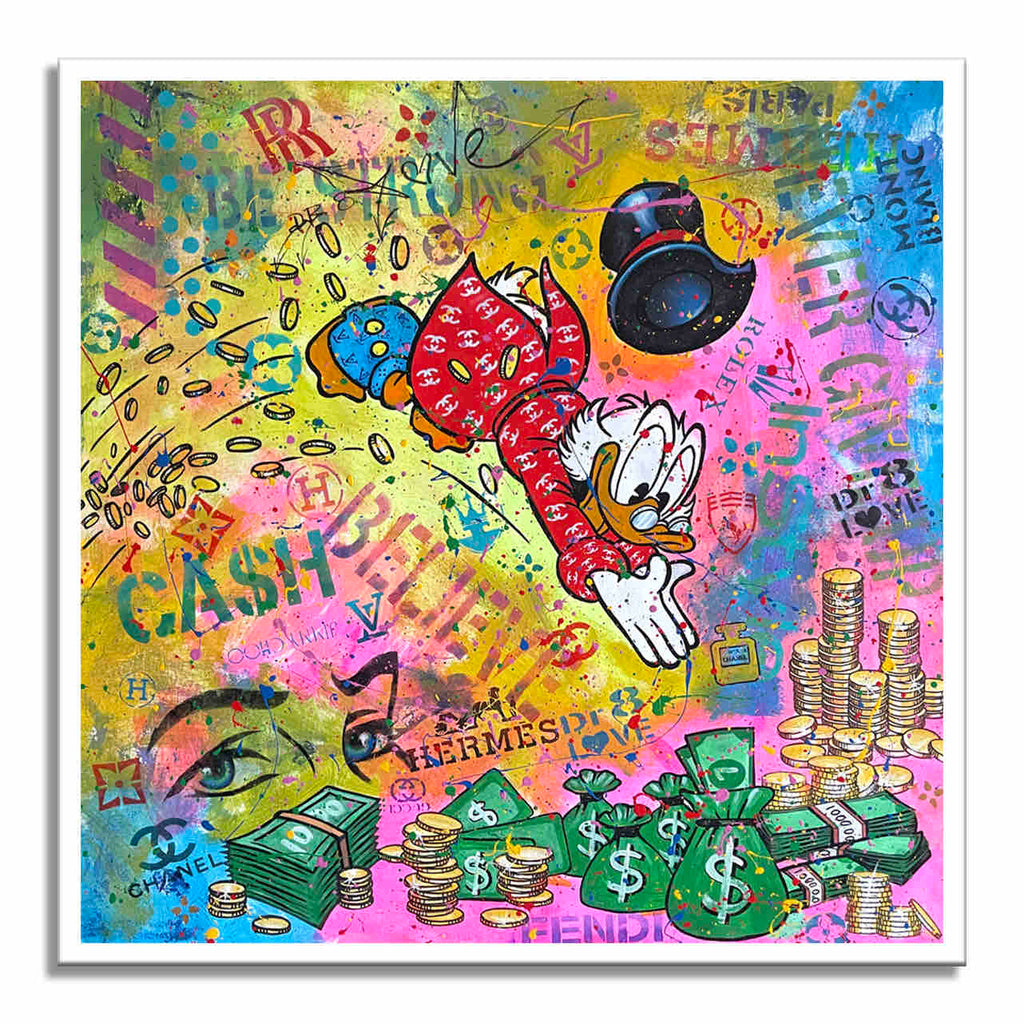 Cash Rules - Original Painting on Canvas
