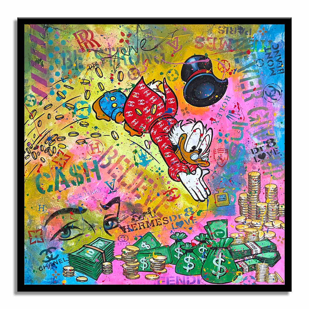 Cash Rules - Original Painting on Canvas