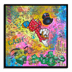 Cash Rules - Original Painting on Canvas