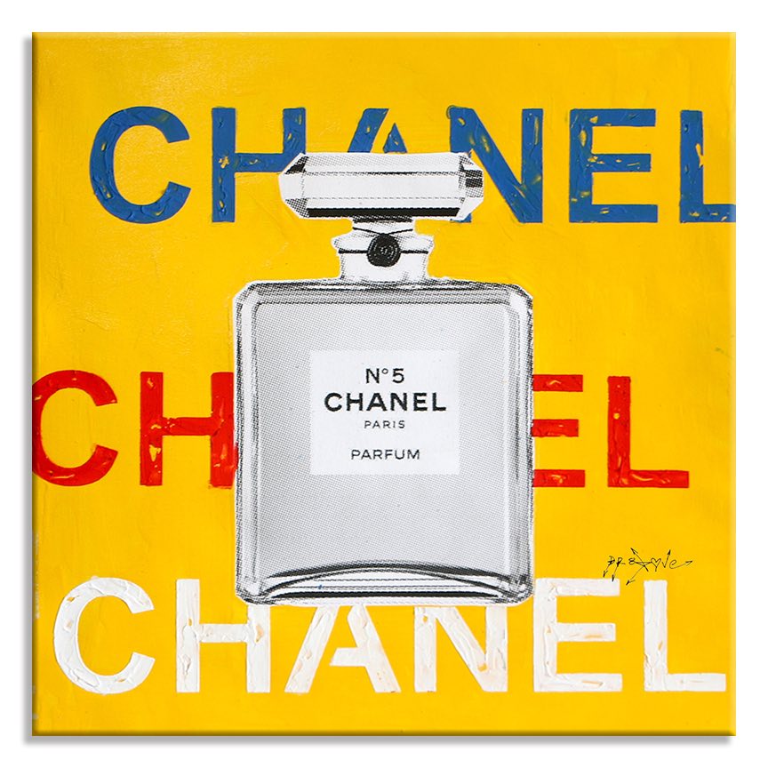 Chanel-Patchouli - Original Painting on Canvas