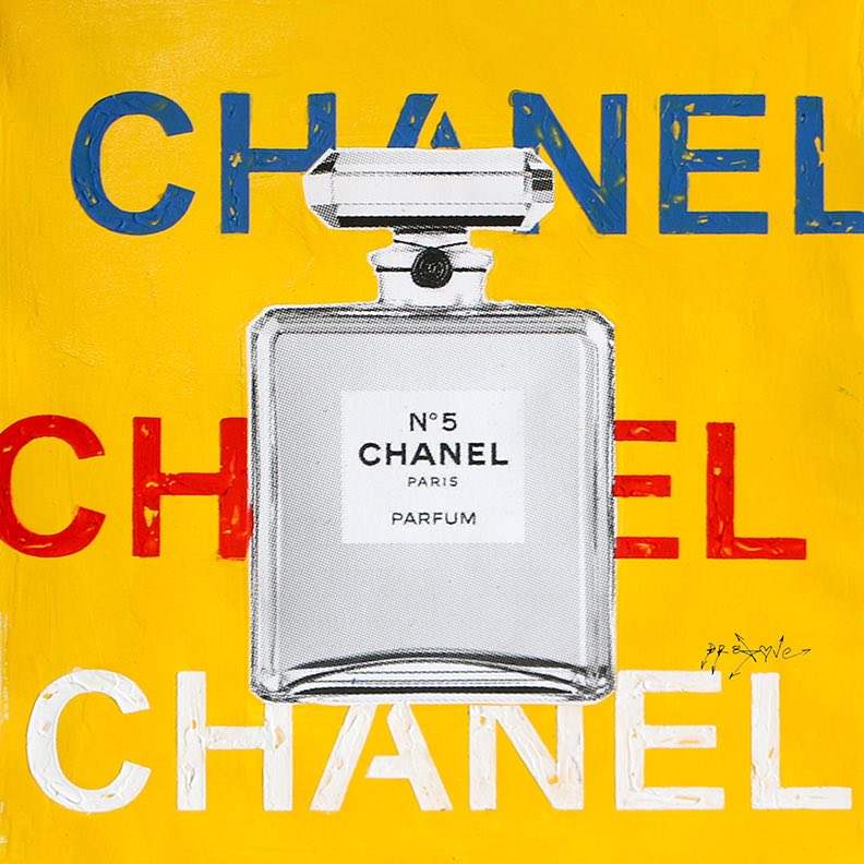 Chanel-Patchouli - Original Painting on Canvas