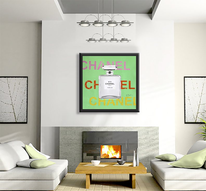 Chanel-Vetiver - Original Painting on Canvas