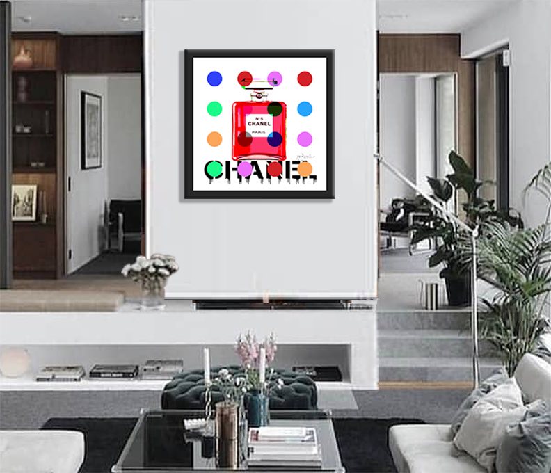 Chanel N5 Red – Giclée printed on Canvas or Paper