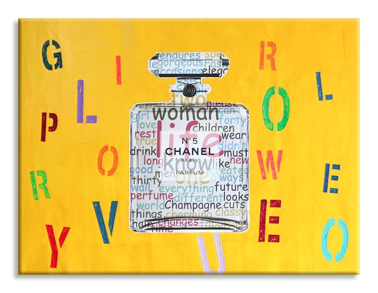 Chanel-Girl Power - Original Painting on Canvas