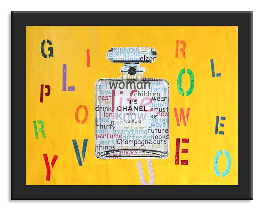 Chanel-Girl Power - Original Painting on Canvas