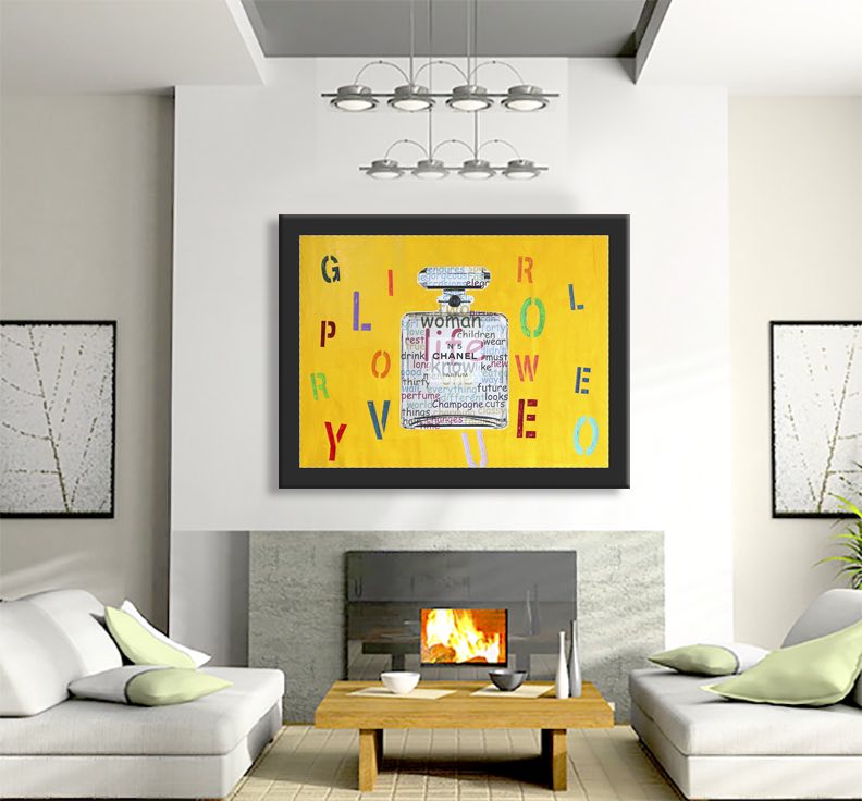 Chanel-Girl Power - Original Painting on Canvas