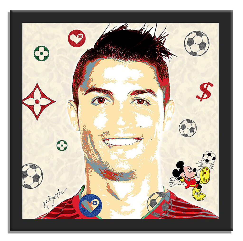 Cristiano Ronaldo - Portugal – Giclée printed on Canvas or Paper