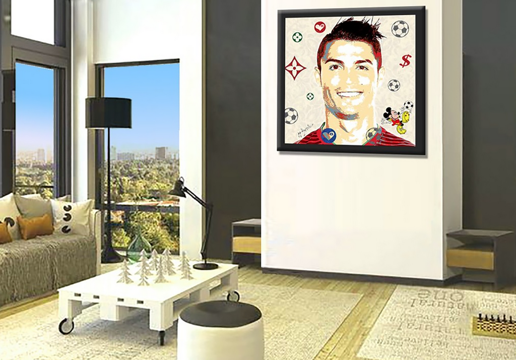 Cristiano Ronaldo - Portugal – Giclée printed on Canvas or Paper