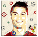 Cristiano Ronaldo - Portugal – Giclée printed on Canvas or Paper