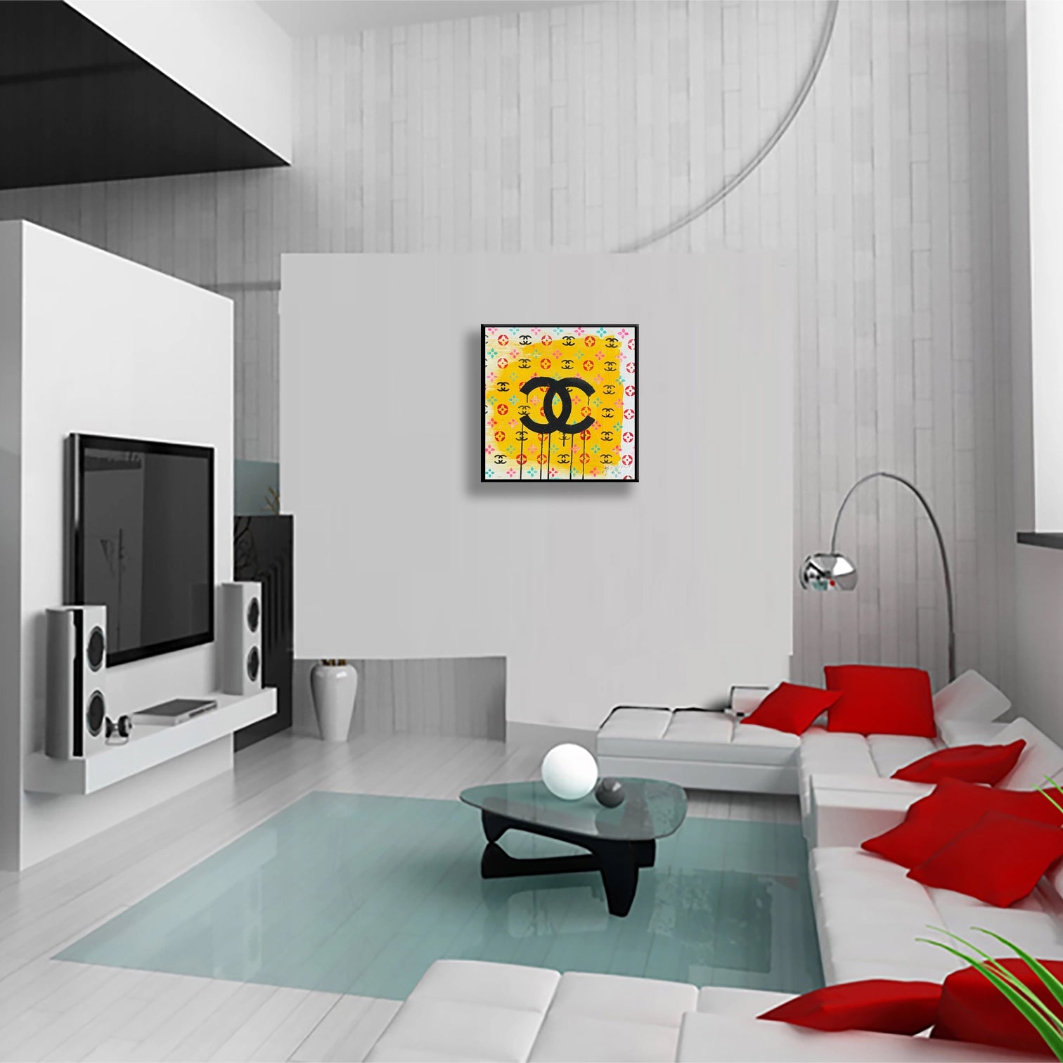 Day One Chanel - Original Painting on Canvas