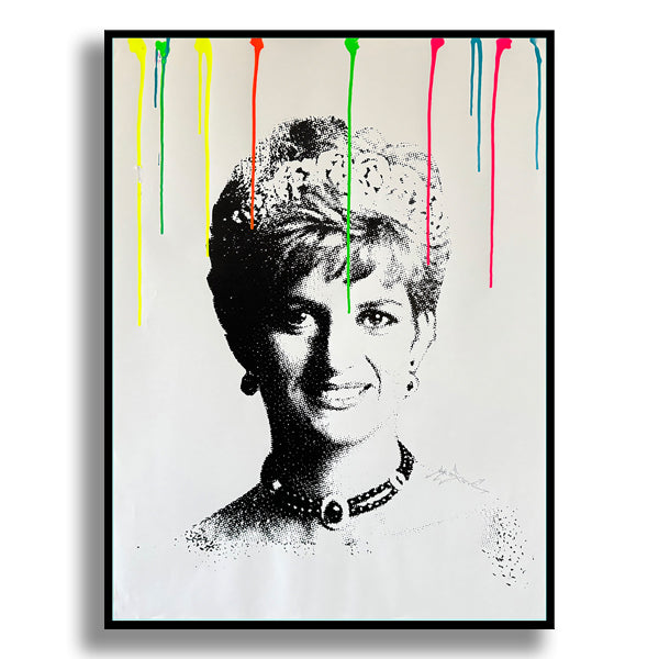 Diana Princess - Original Serigraph on Paper