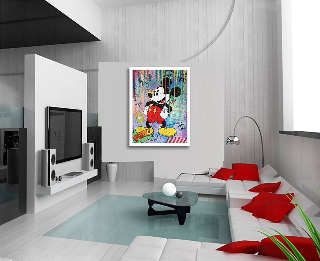 Do it Mickey  - Original Painting on Canvas