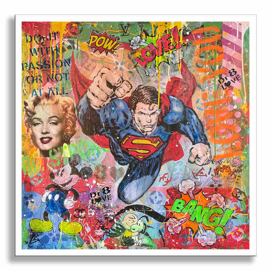 Do it Superman – Giclée printed on Canvas or Paper