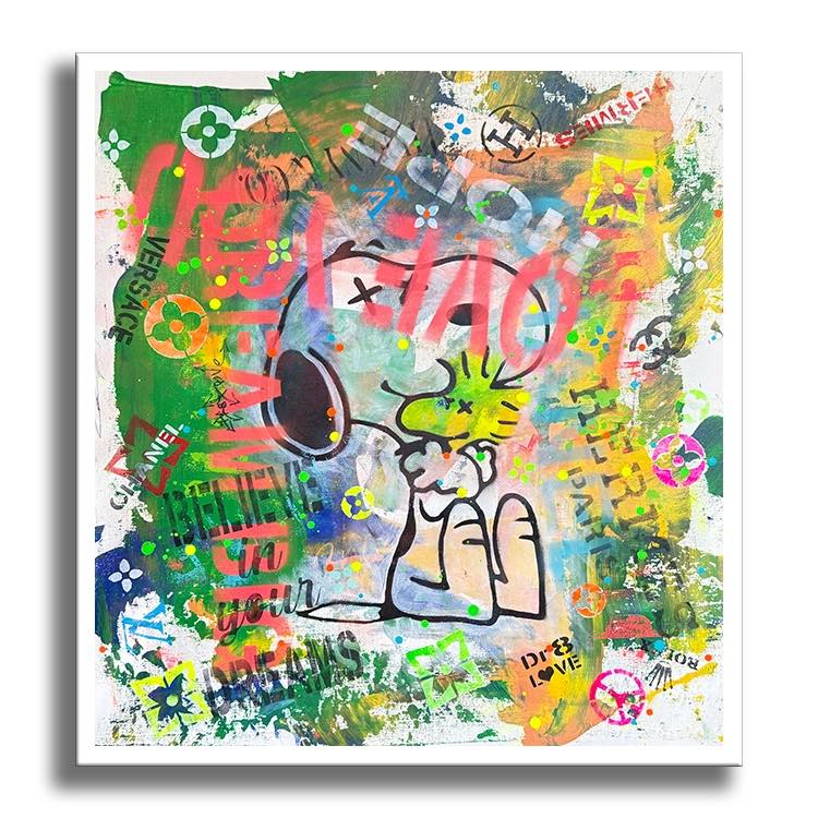 Dream Love Snoopy  – Giclée printed on Canvas or Paper