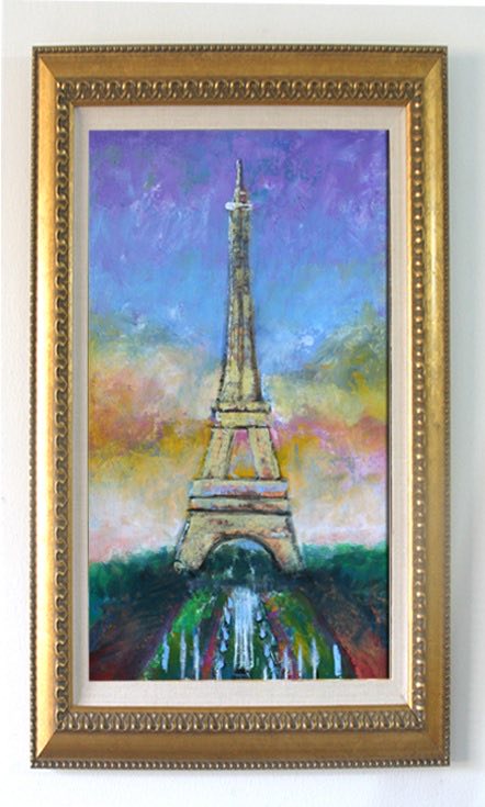 Eiffel Tower – Original Painting on canvas