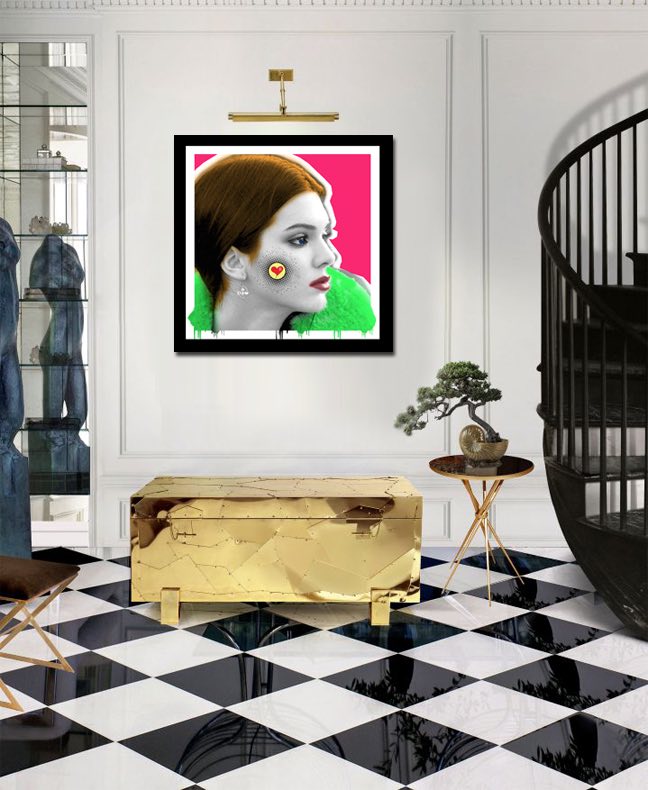 Kendal Jenner - Fashion Diamond  – Giclée printed on Canvas or Paper